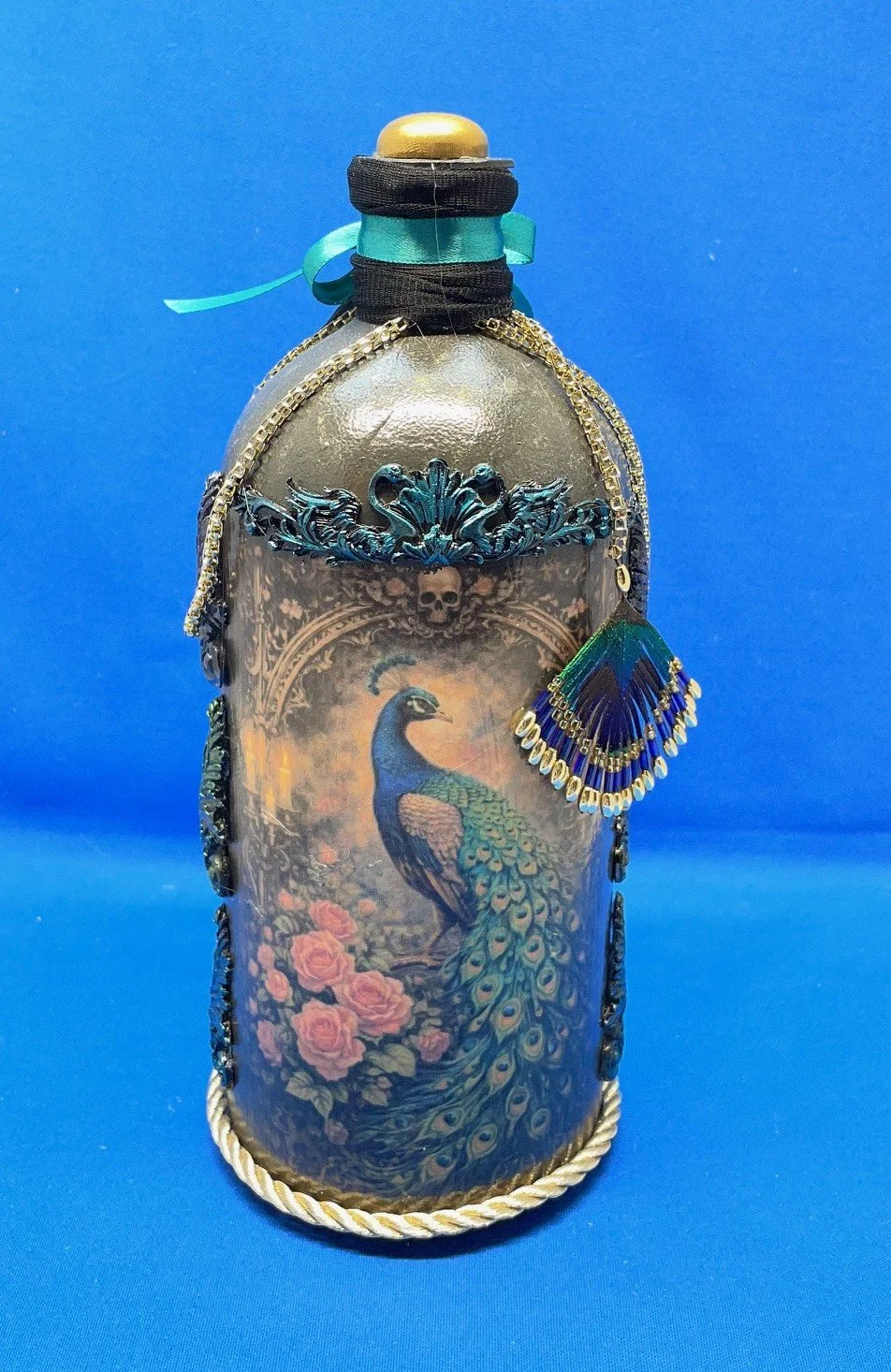 Fantasy Bottle Peacock