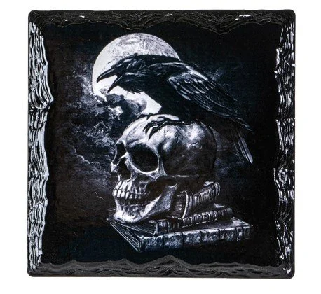 13793 Poe Raven Ceramic Coaster