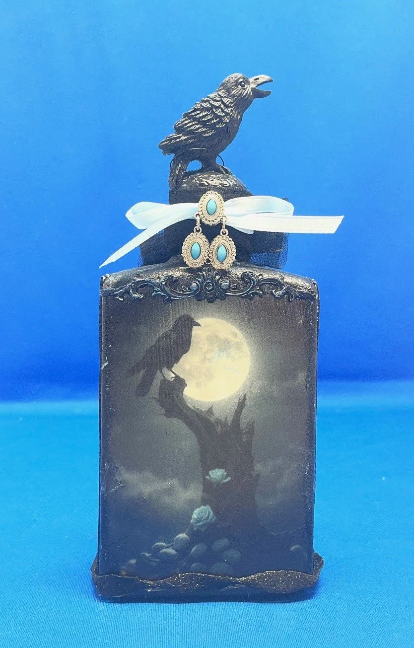 Fantasy Bottle Raven
