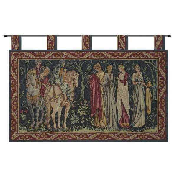 4852-6772  Departure of the Knights Tapestry w/French Loops