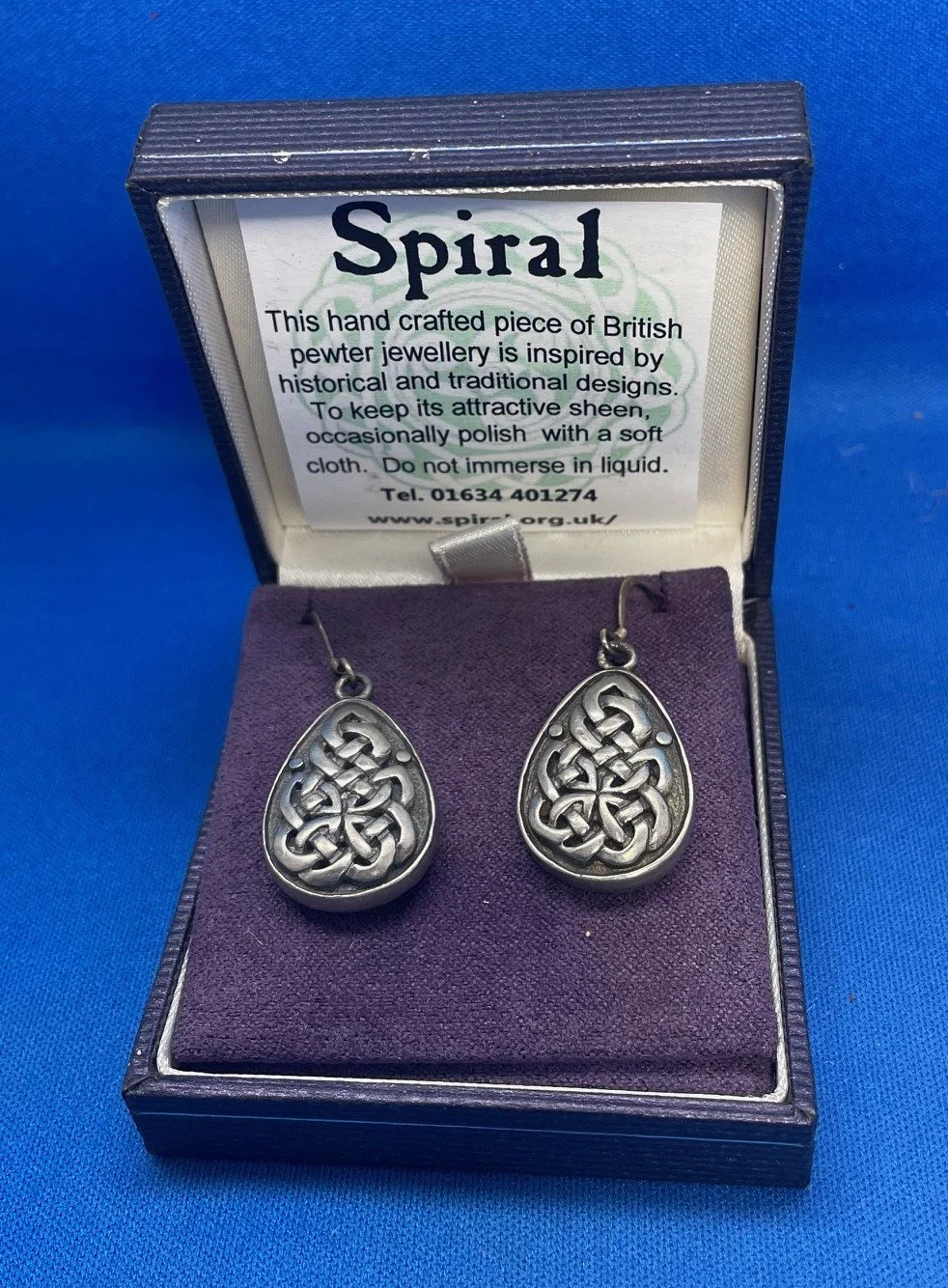 E330 Pewter Post Earrings