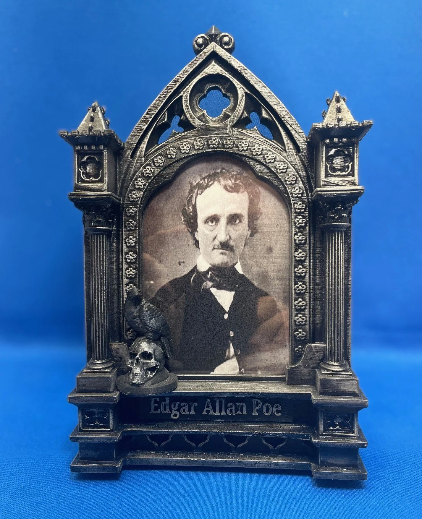 Gothic Edgar Allen Poe Deluxe Photo Frame