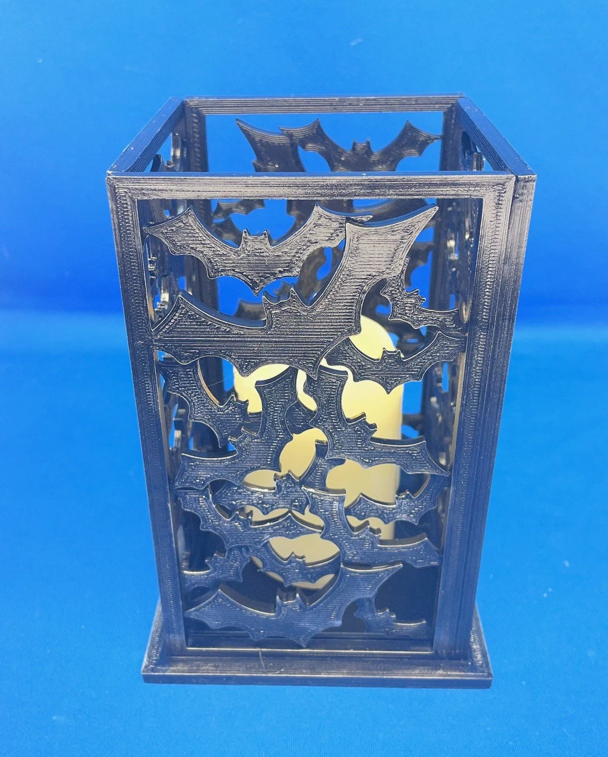 Stacked Bat Candle Display