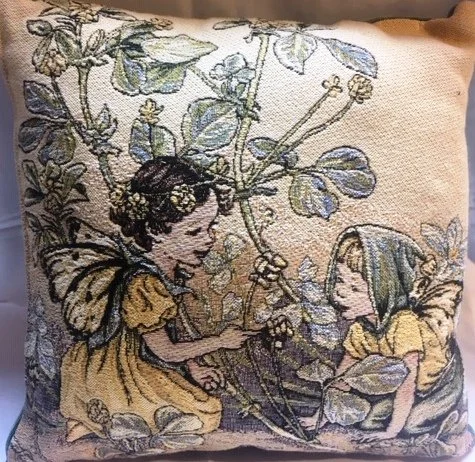 1256 Black Medic Fairy Pillow Cushion Tapestry