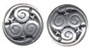 E330 Pewter Post Earrings