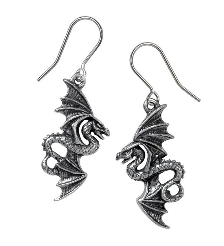 E442 Alchemy Flight of Airus Drop Earrings
