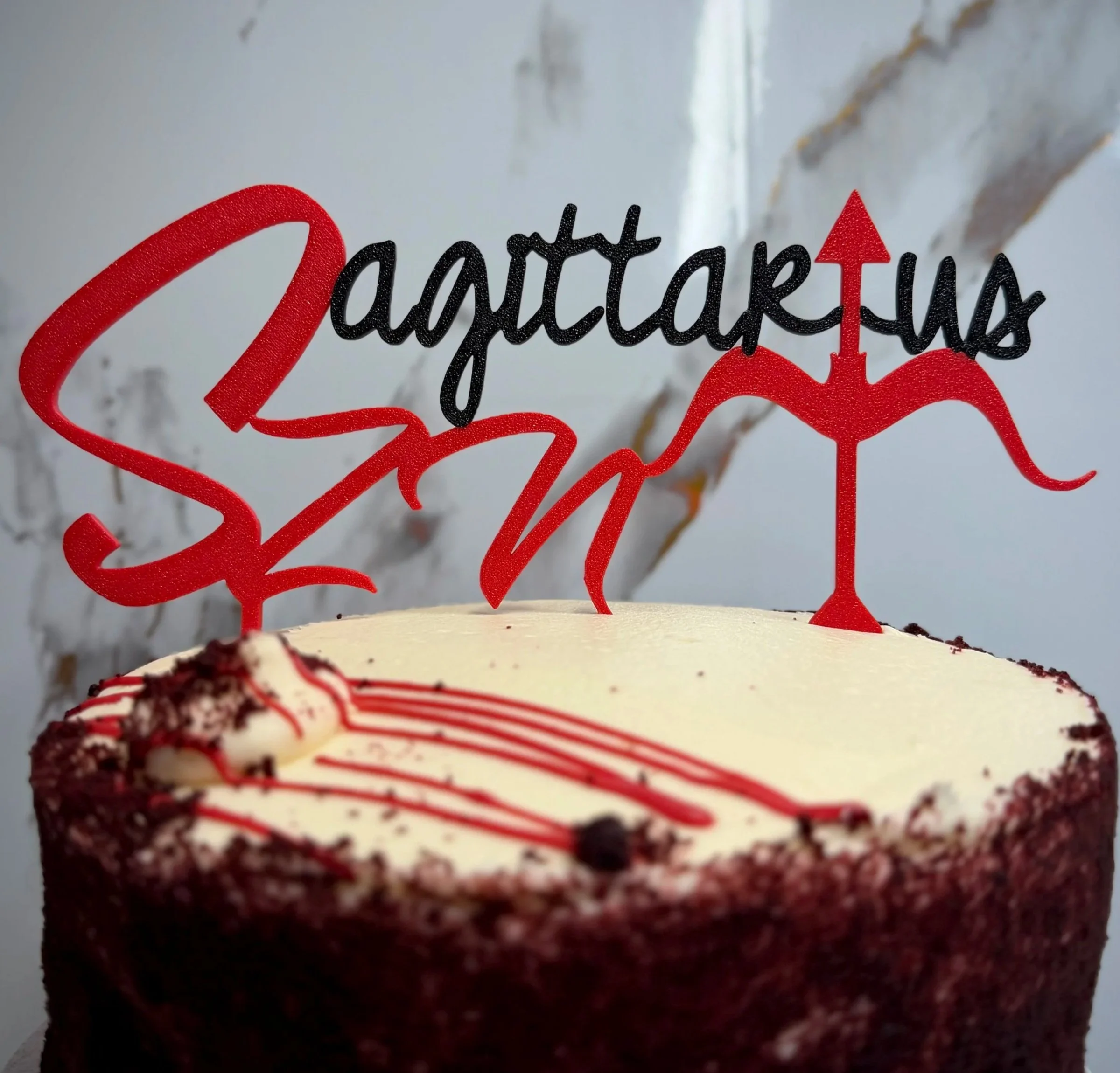 SAG SZN: Sagittarius Season Zodiac Cake Topper