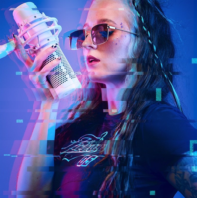 “Glitch”
New look for @keirstynmckayle for Twitch Tv.