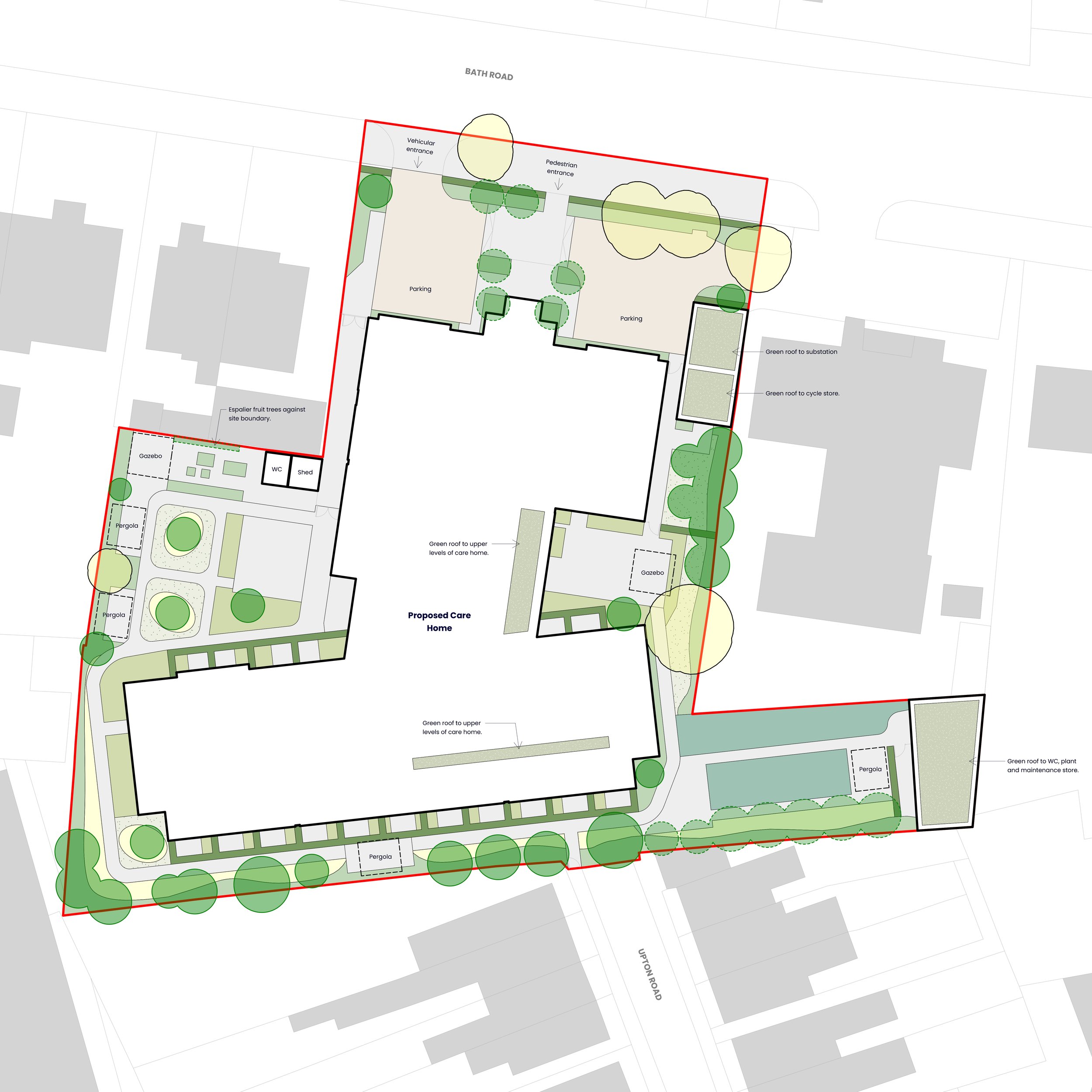 Urban Greening Factor Assessment for Proposed Care Home