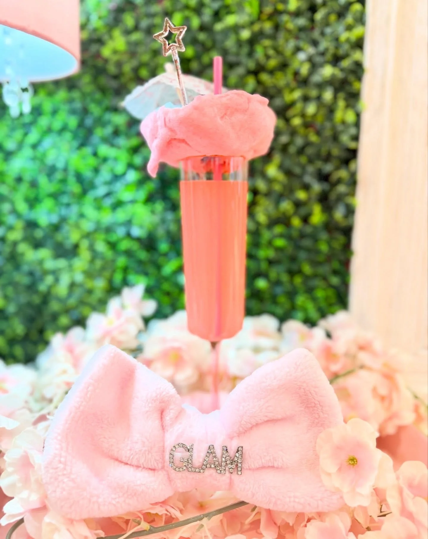 Did you know that you can add our signature cotton candy drink to ANY package!!! And of course it&rsquo;s PINK!!! 💝💝