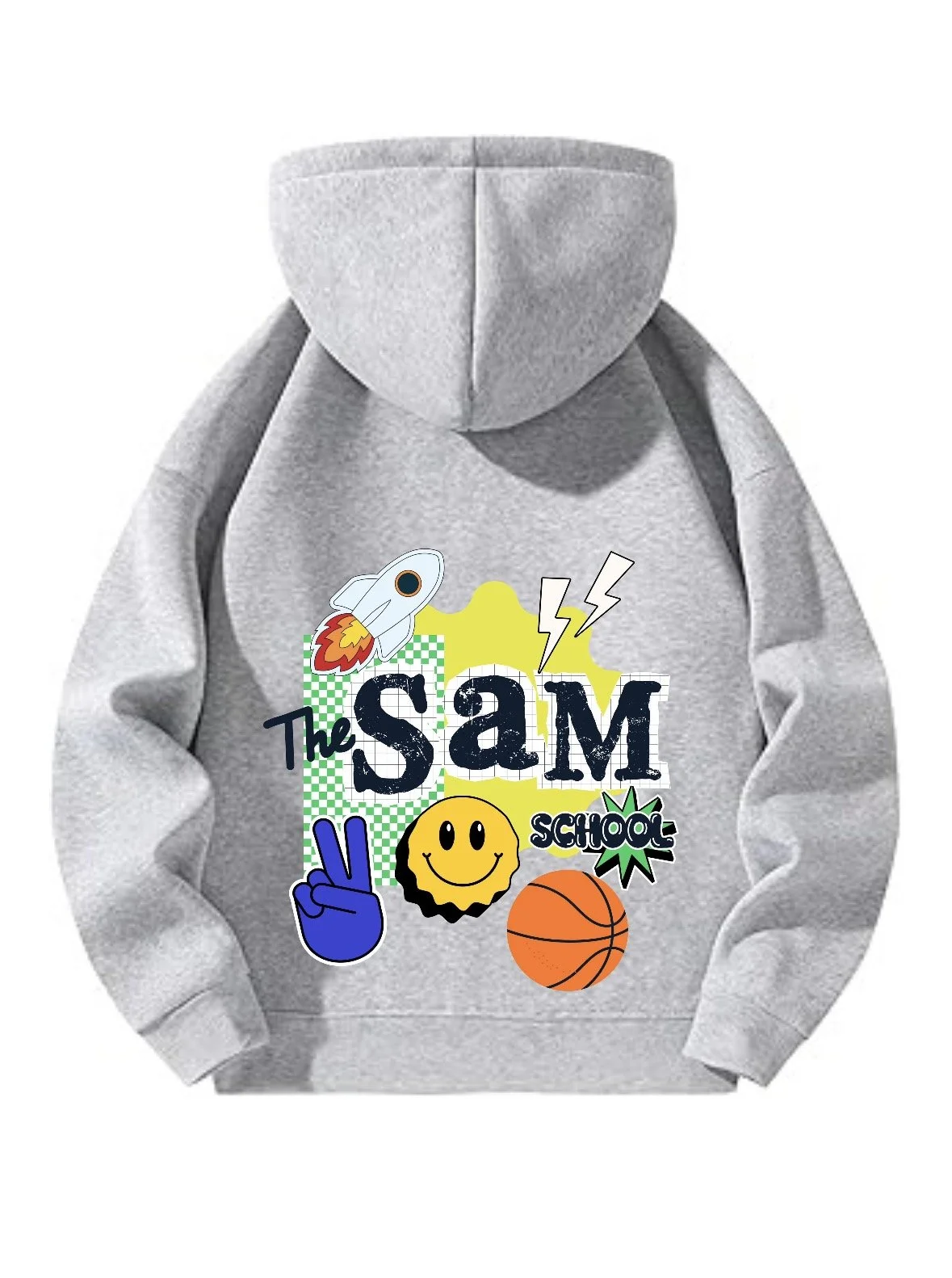 Gray Toddler Zip Up Sweatshirt