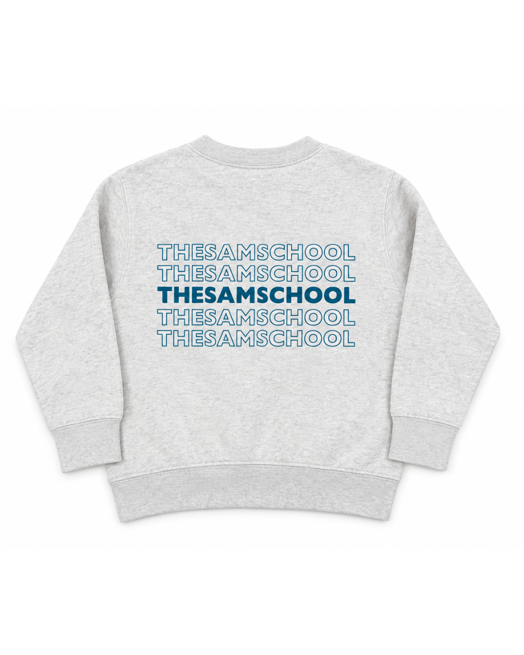 Children's Gray/Teal Crewneck