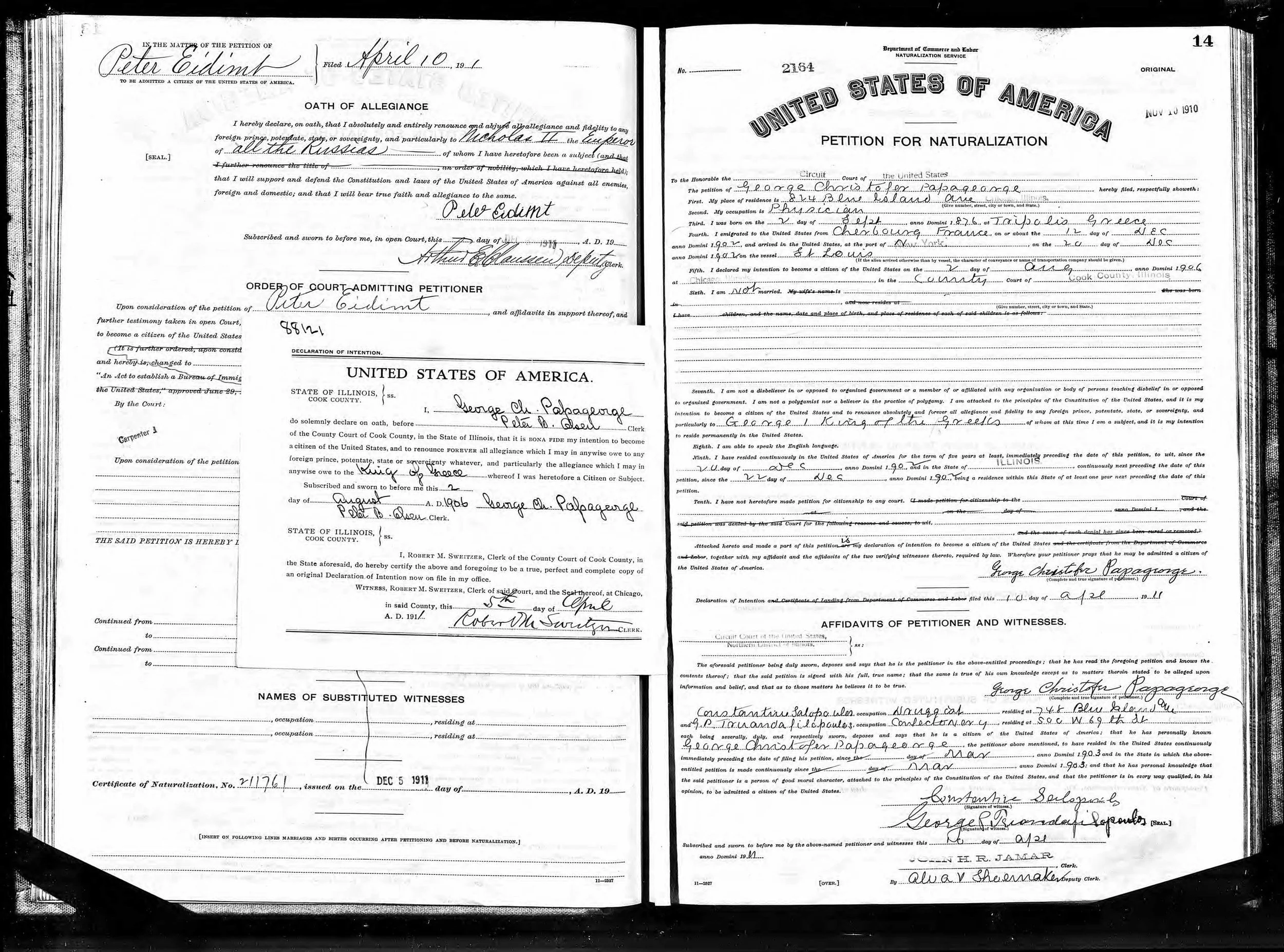 George Papageorge Petition