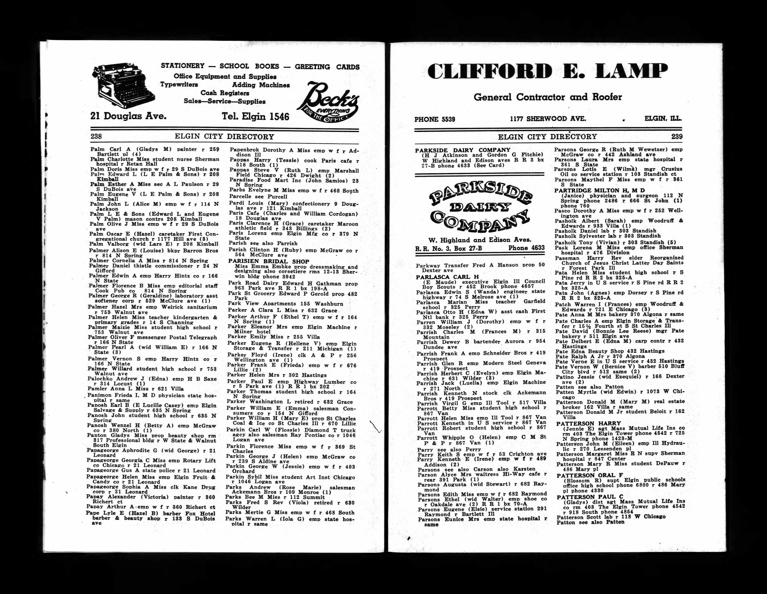 Town Directory