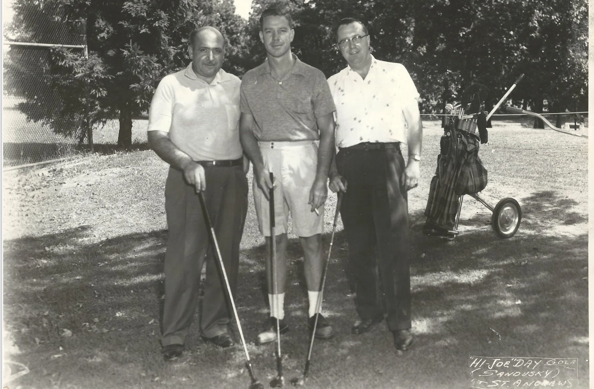 Founder C.L. Boulos (left) with two members. 