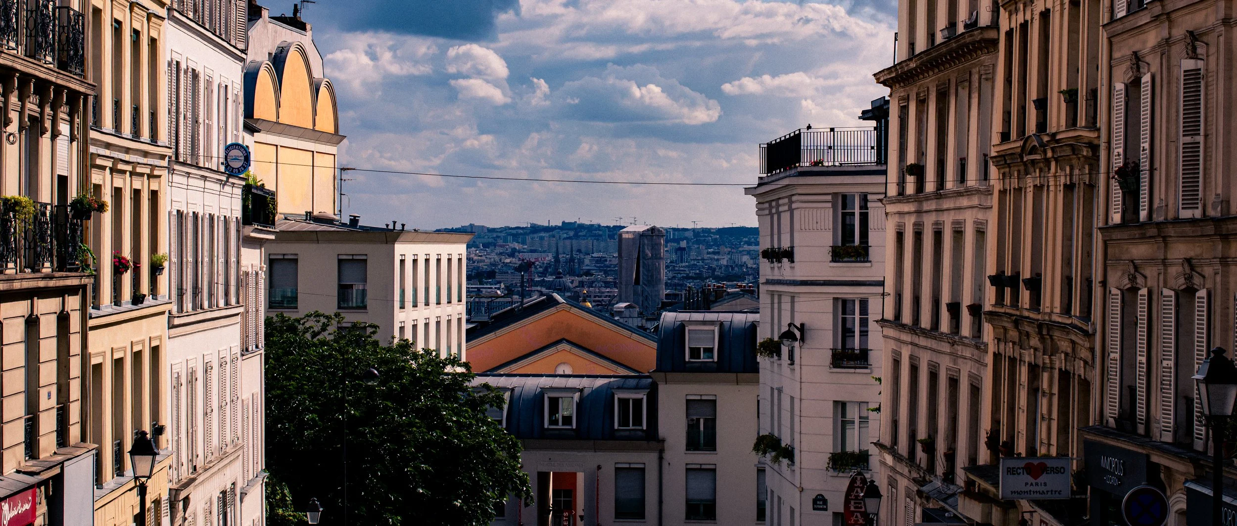 PARIS STREET — Small 24×56cm, 12 of 15 remaining — Medium 40×94cm, 9 of 10 remaining — Large 50×117cm, 4 of 5 remaining