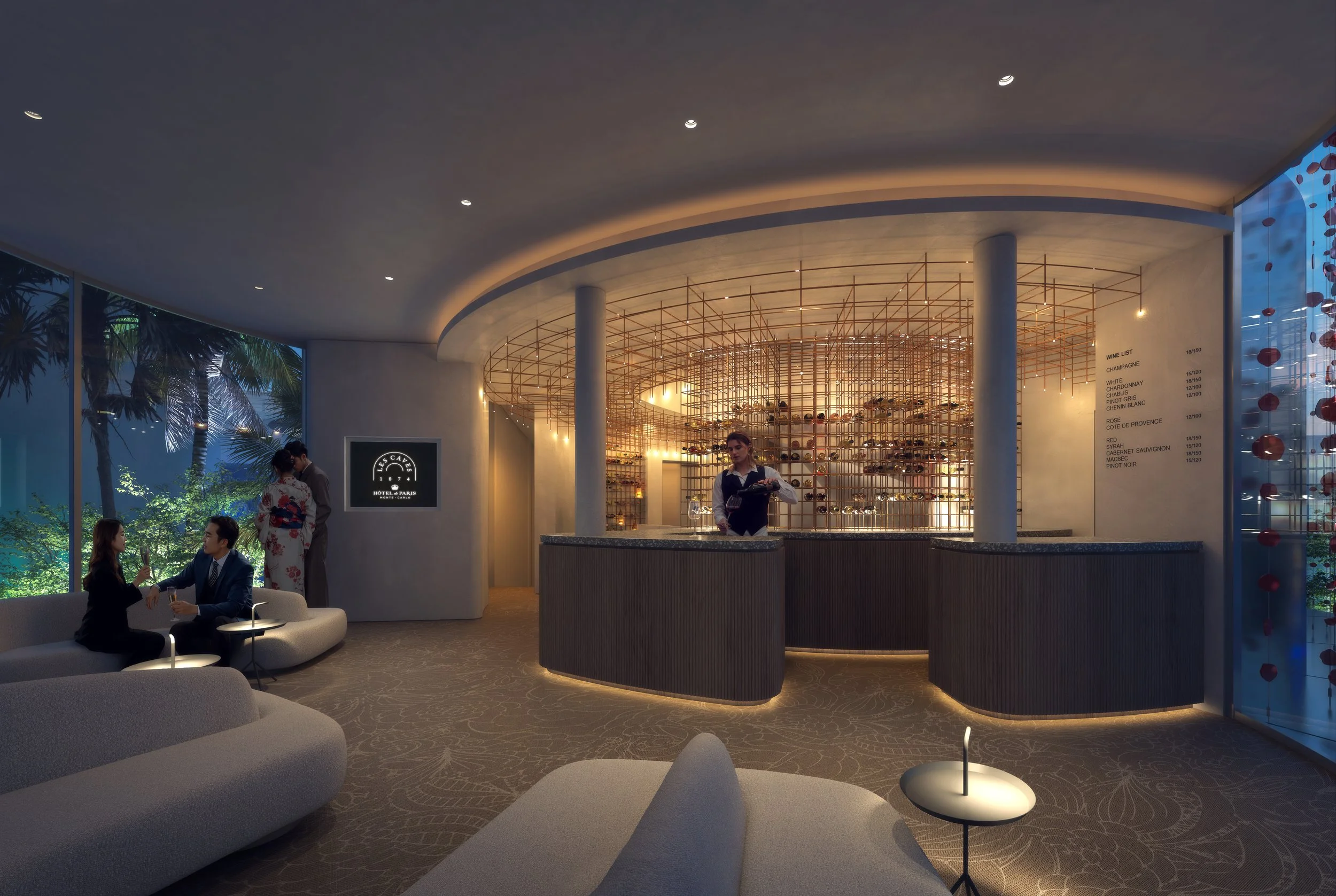 imagine of luxury bar