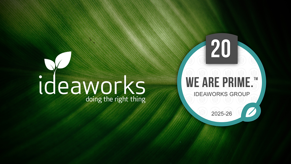 Ideaworks PRIME Score of 20 for 2025 - A Milestone in Our Ongoing Commitment