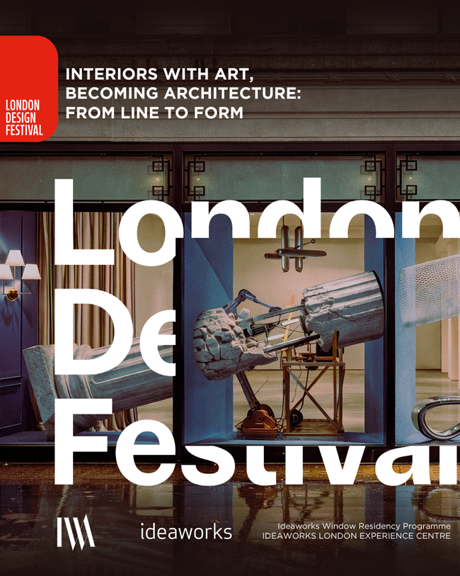 Becoming Architecture: From Line to Form arrives at the Ideaworks London Experience Centre for London Design Festival