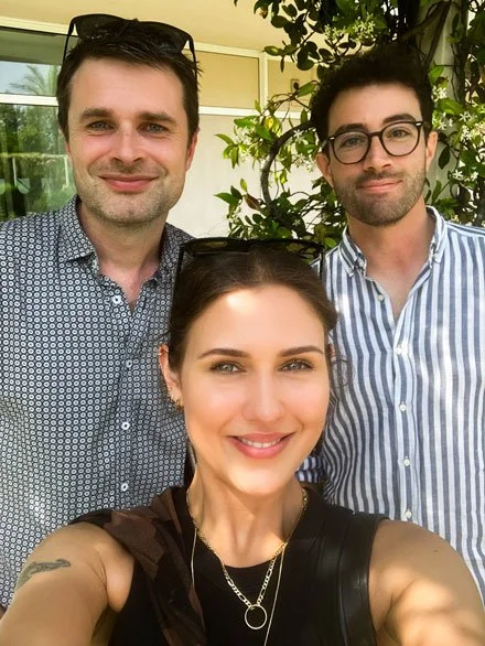 Principal of Lighting Design Paul Richardson, Senior Lighting Designer Caroline Jonsson and Riccardo Manzoni (YPY Italy Team)