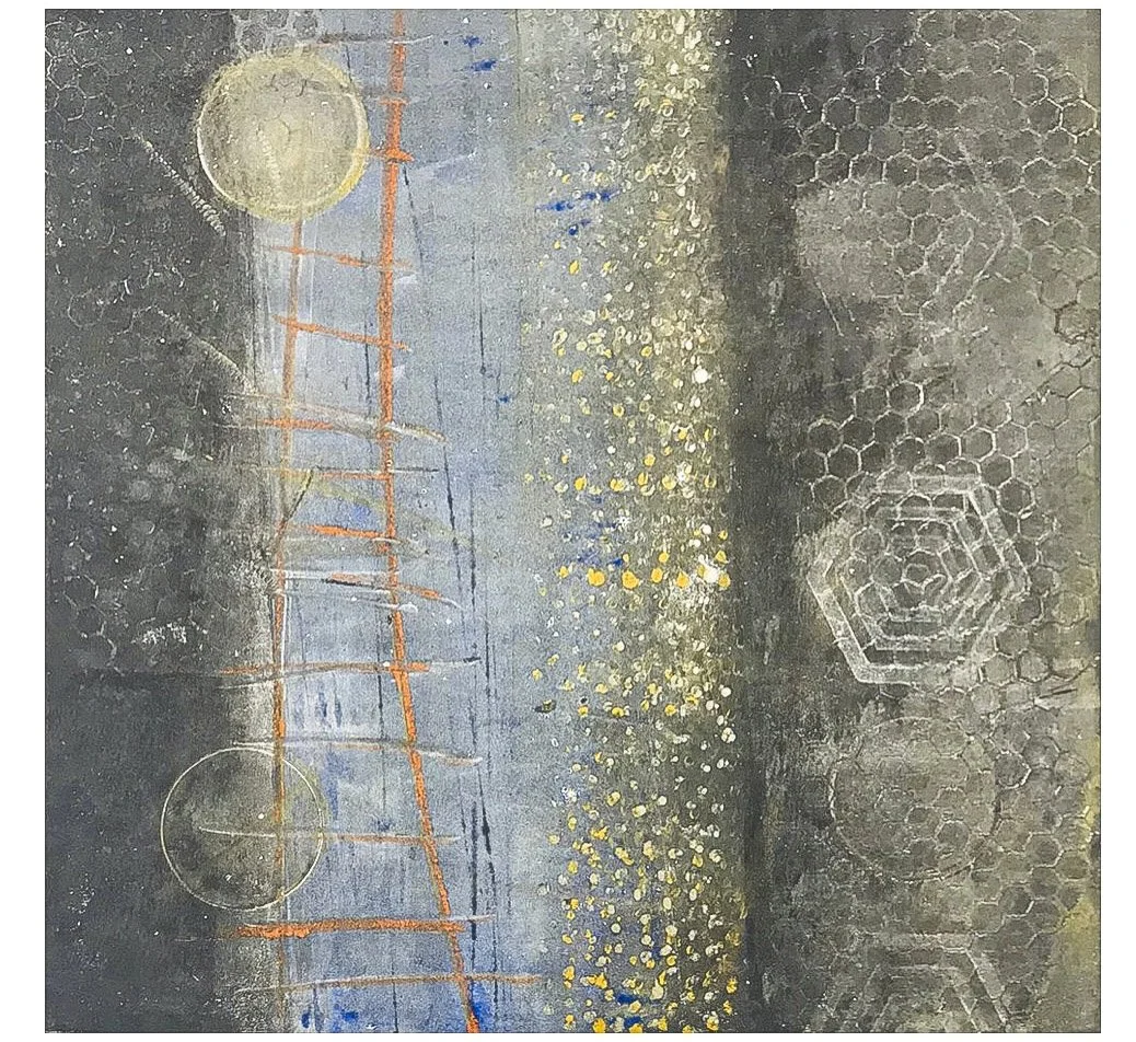 Abstracted Landscape, Fine Art Monoprint, Denise Markbreit, Asheville NC-8.JPG