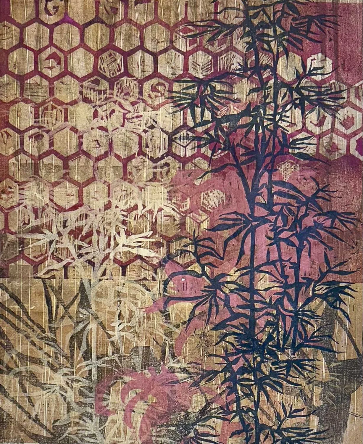 Botanical Woodblock Print, Denise Markbreit, Asheville NC-6.JPG