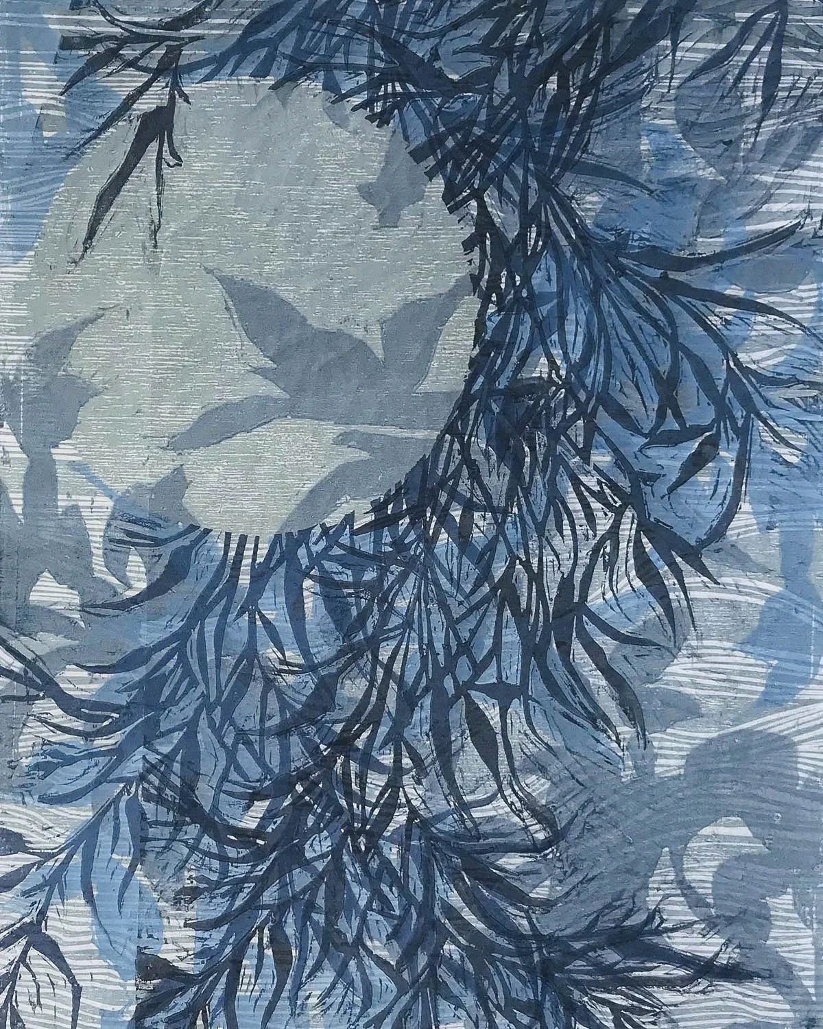 Botanical Woodblock Print, Denise Markbreit, Asheville NC-5.JPG