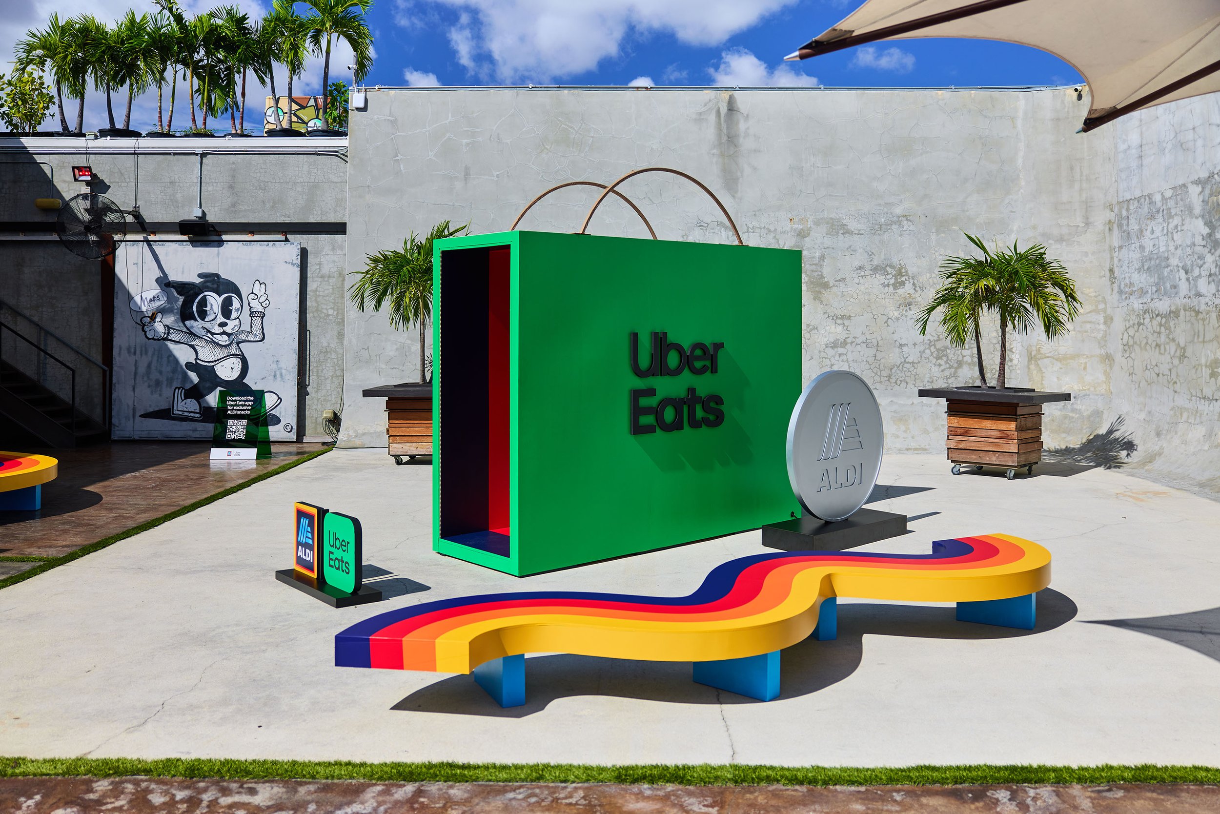 Aldi X Uber Eats - Pop Up