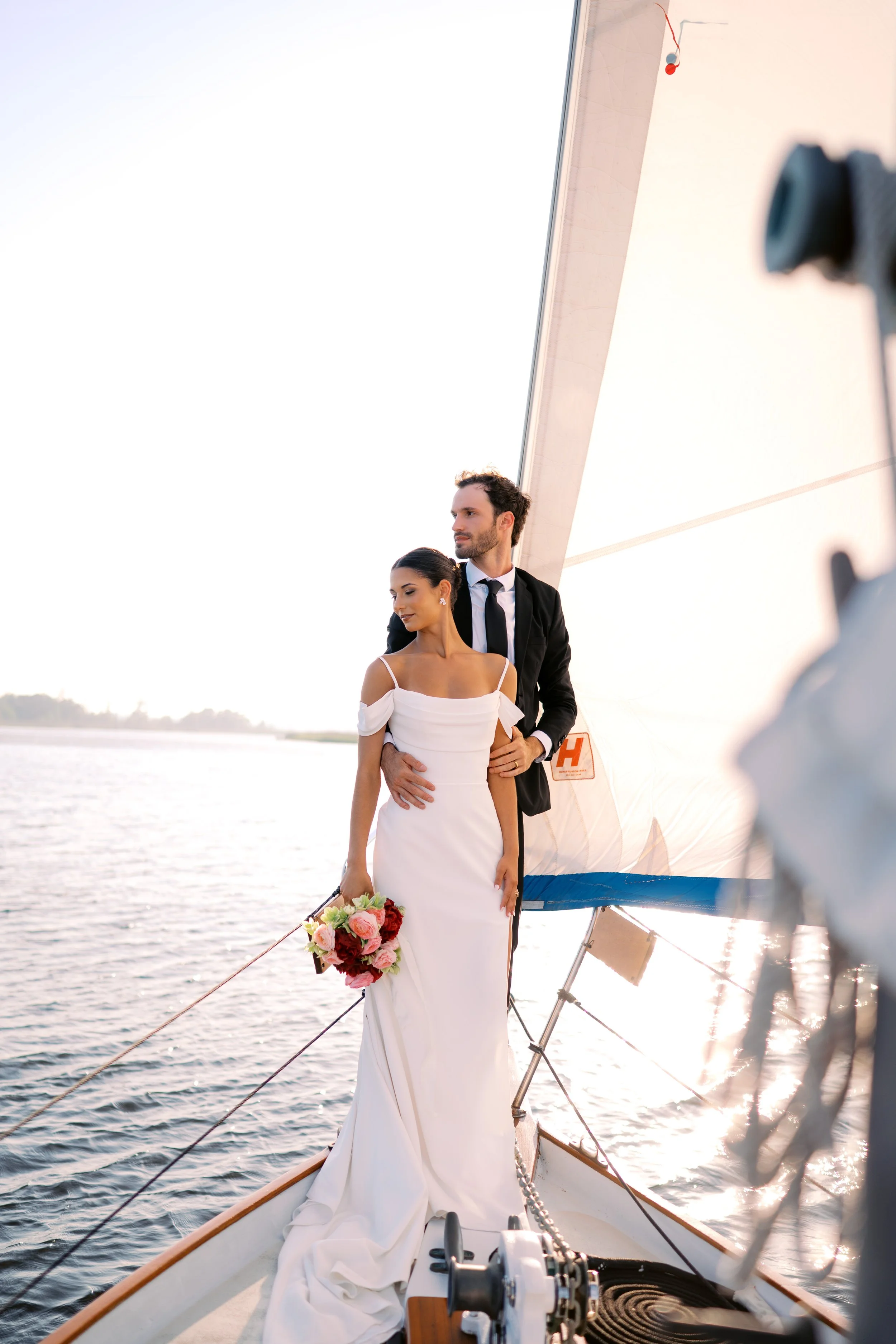  Wilmington NC sailboat elopement 