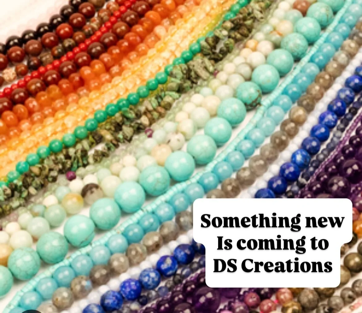 Something new is coming to DS Creations this summer. Stay tuned. 
@shopmakers_southcentre 
@shopmakers_wem 
@shopmakers_crossironmills 
@shopmakers_marketmall 

#jewelry #beadwork #beadsjewelry #beadsbracelet #womensfashion #womenentrepreneur