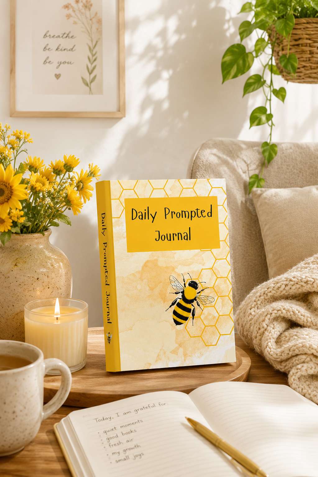 365 Days of Gratitude: A Daily Guided Journal for Every Season Bumble Bee