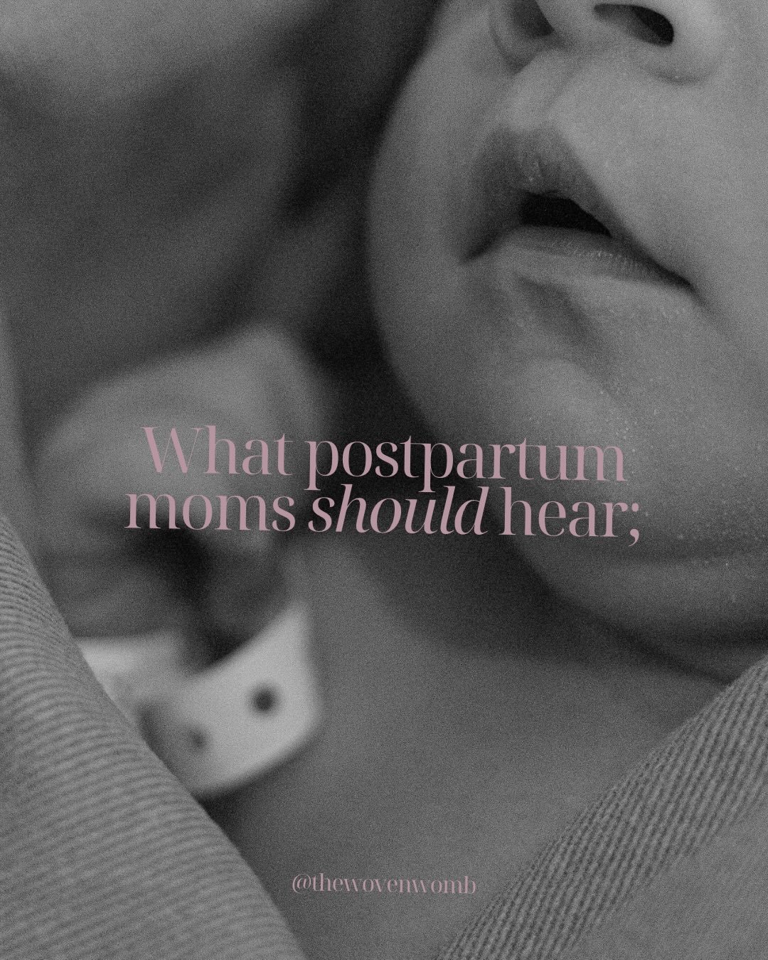 Postpartum is a fragile time to relearn new boundaries, strengths, weaknesses and who is in your corner for this new season.

We can tend to place unrealistic expectations on people, ourselves and even our newborns.

Each child has a unique personali