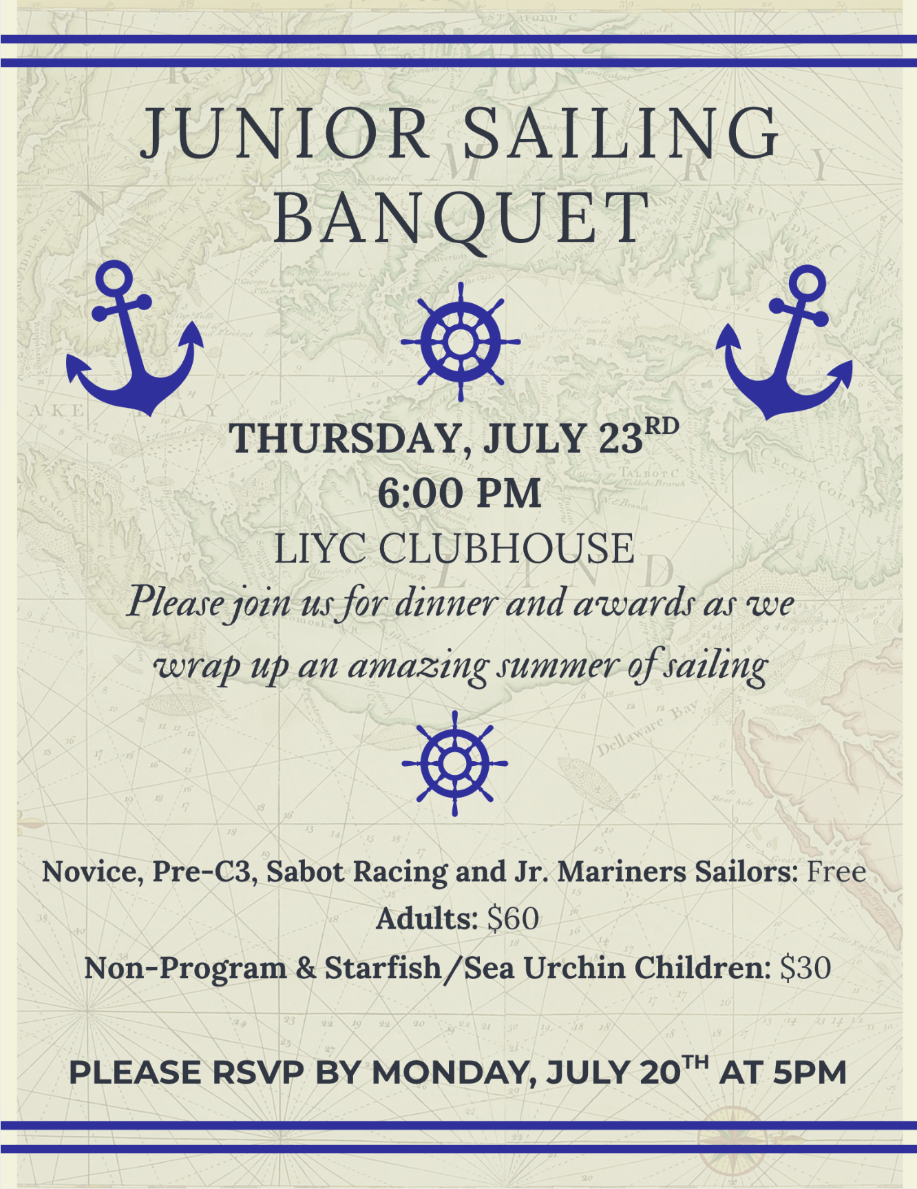 Junior Sailing Banquet
