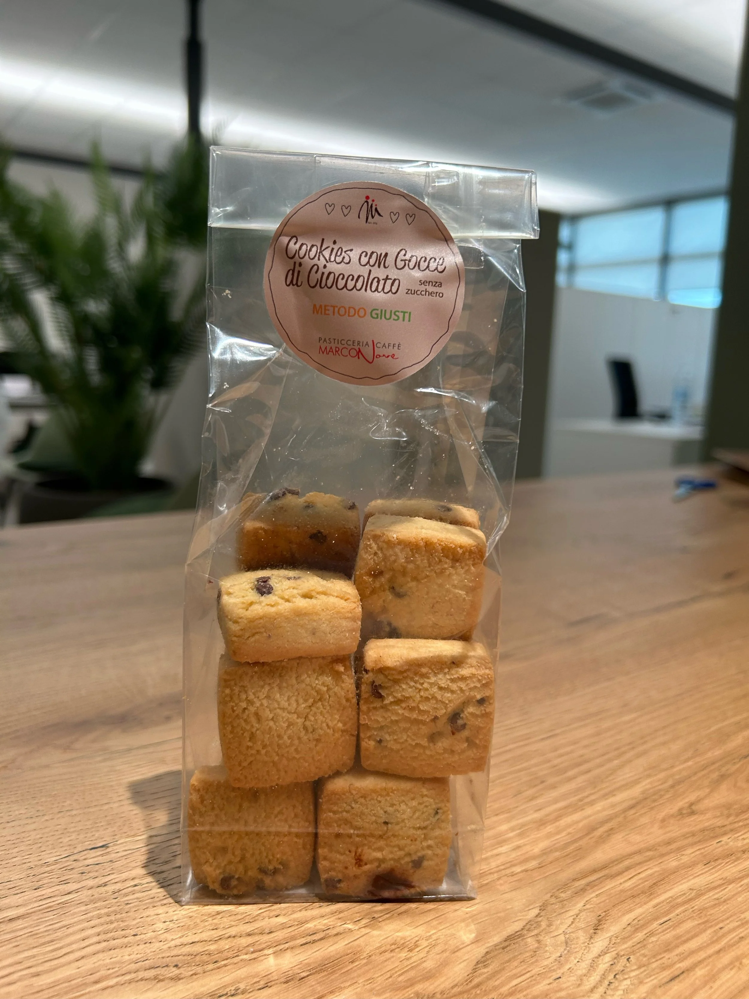 Cookies con gocce di cioccolato Metodo Giusti