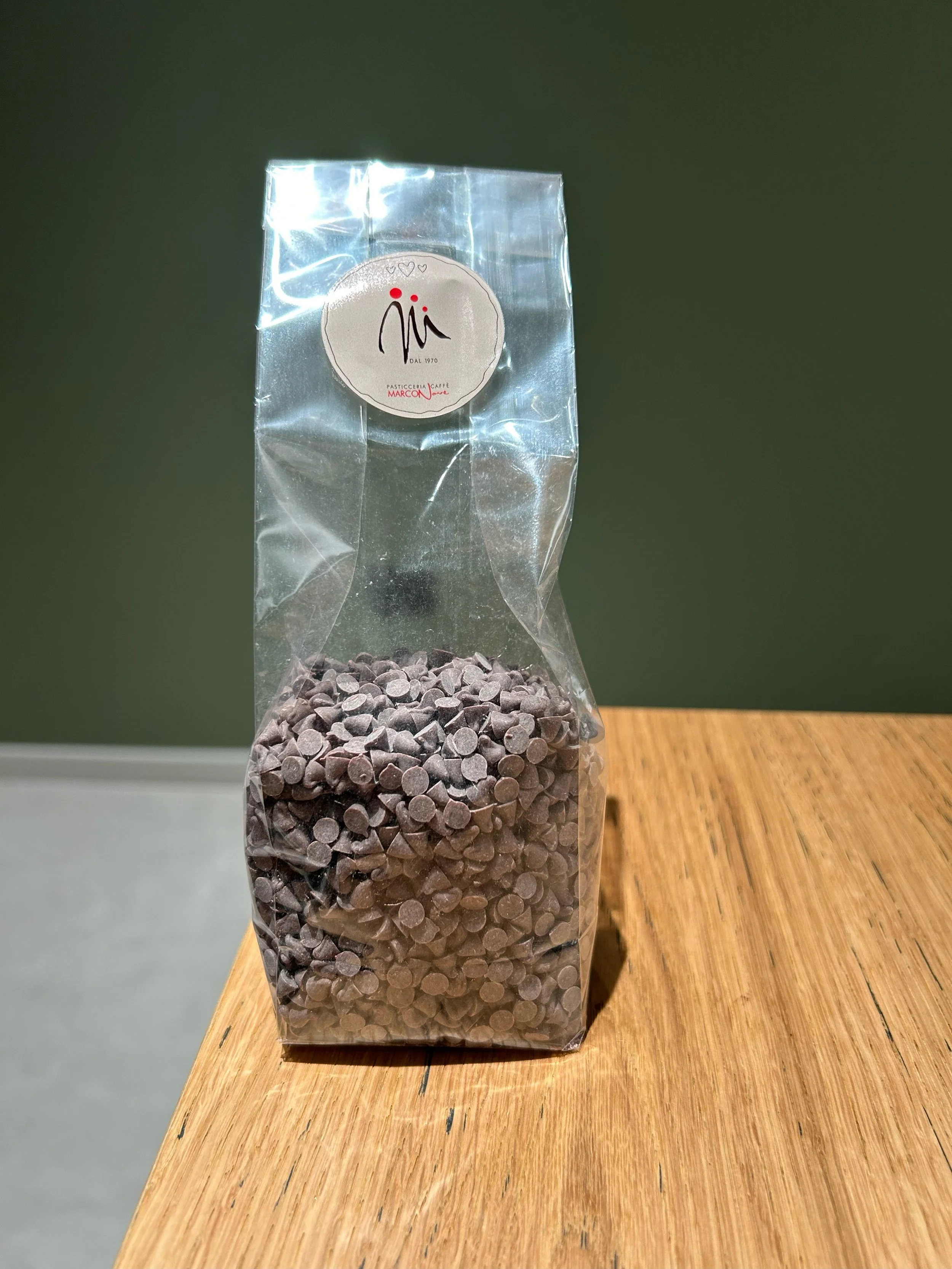 Gocce di cioccolato fondente