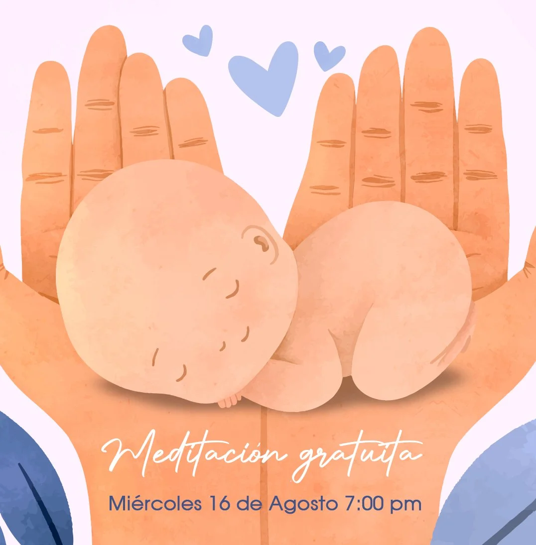 &iexcl;Las invito a una meditaci&oacute;n gratuita para conectar con su hij@!
Lo haremos en l&iacute;nea v&iacute;a zoom a las 7:00 pm (hora M&eacute;xico)

Si est&aacute;s buscando embarazarte, si ya est&aacute;s embarazada o si ya est&aacute; tu hi
