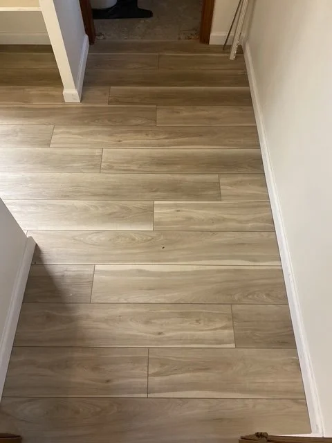 Click together flooring by Lehman Construction in Roseburg, Oregon.