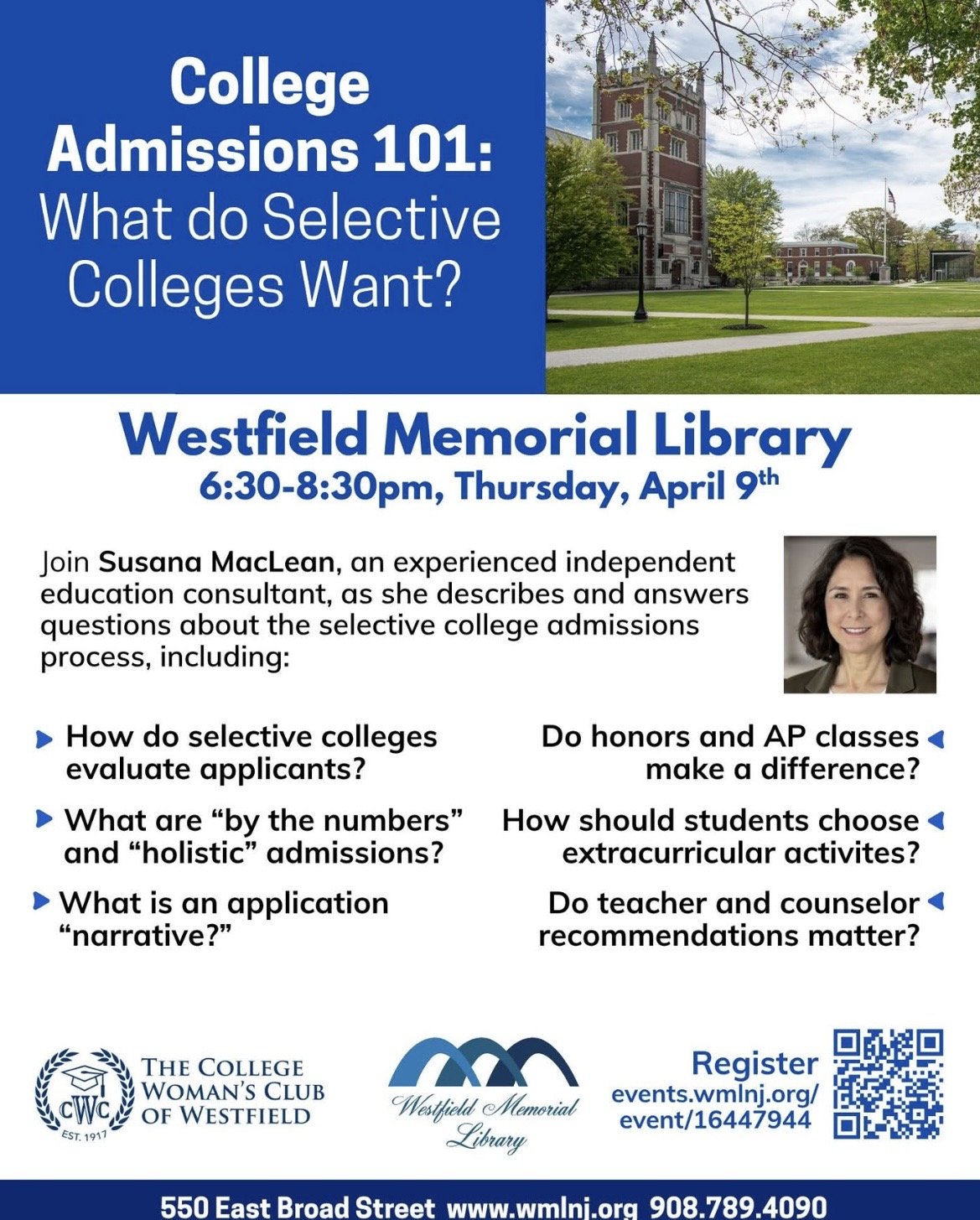 “College Admissions 101: What Do Selective Colleges Want?”&nbsp;