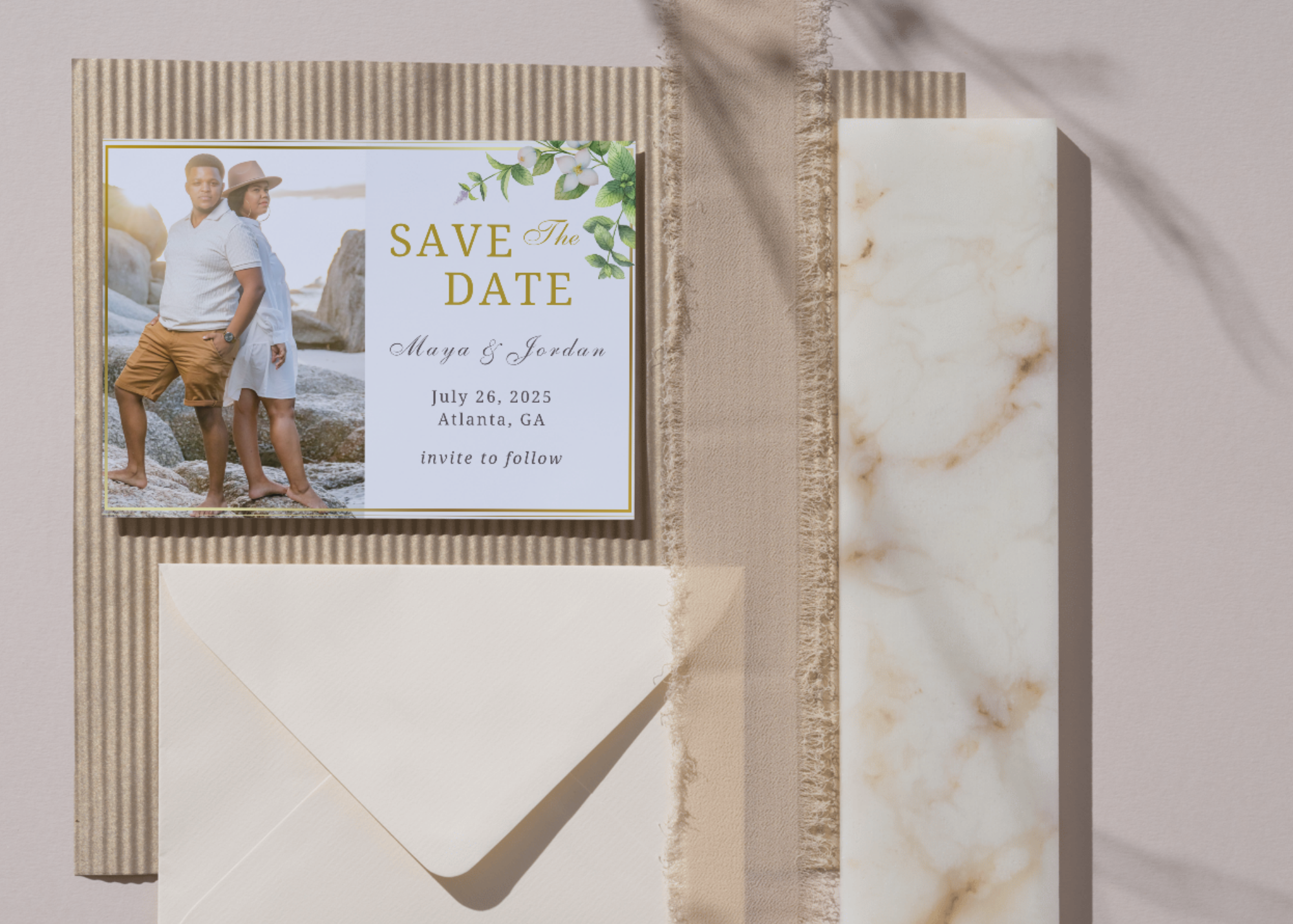 Elegant custom invitation design for special events