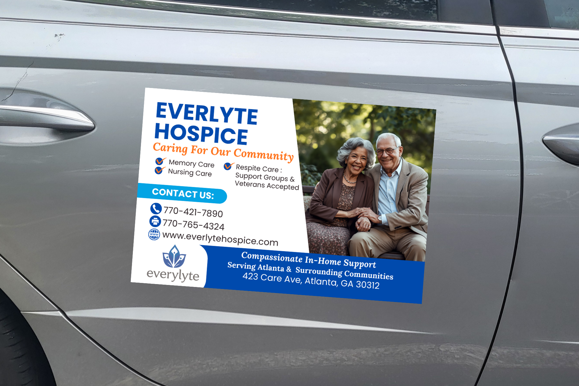 Custom branded car magnet for business promotion