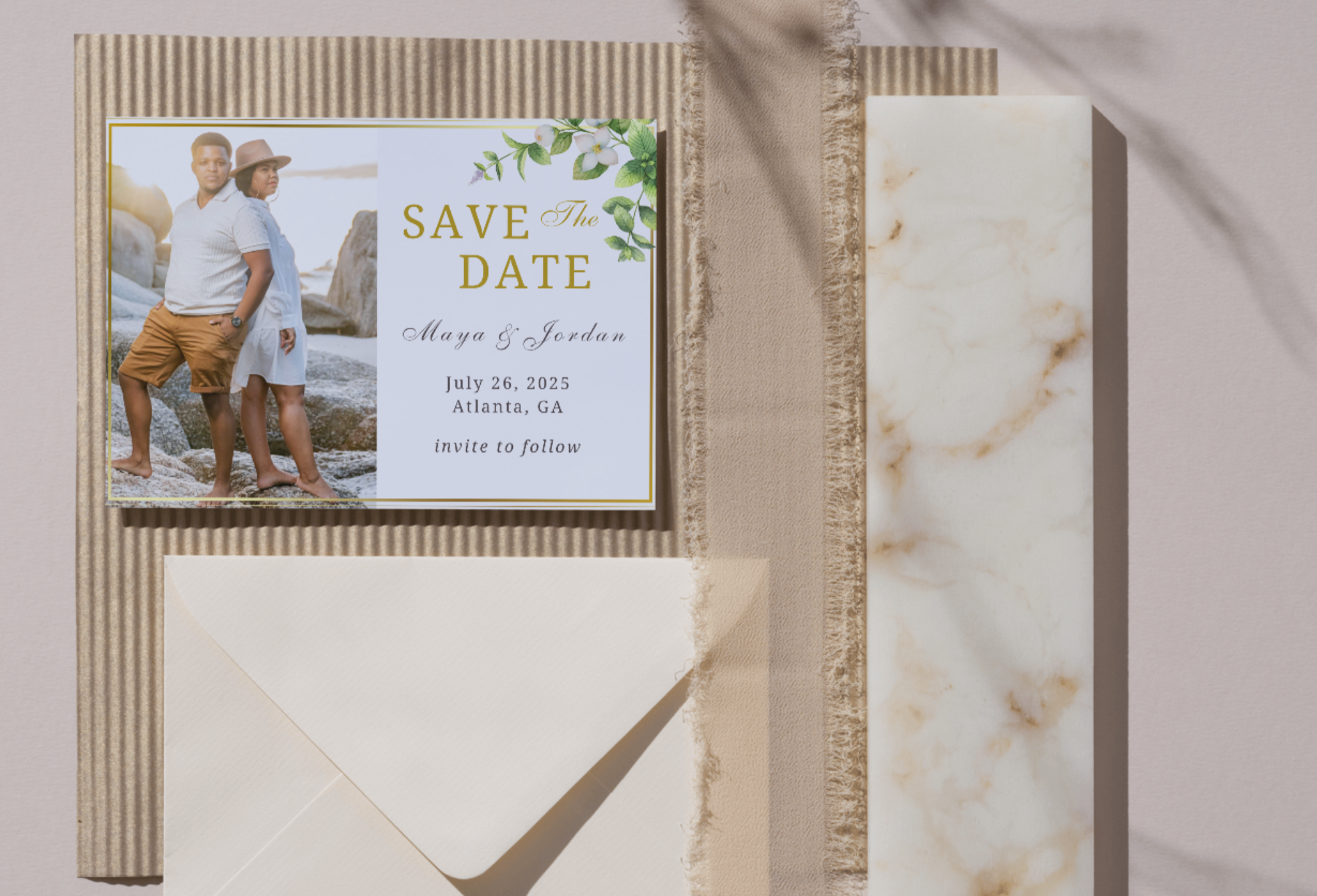 Elegant custom invitation design for special events