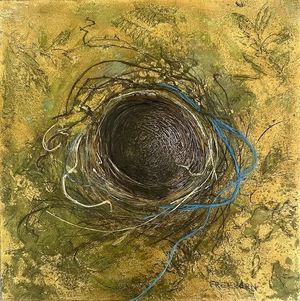 Blue Bailing Twine