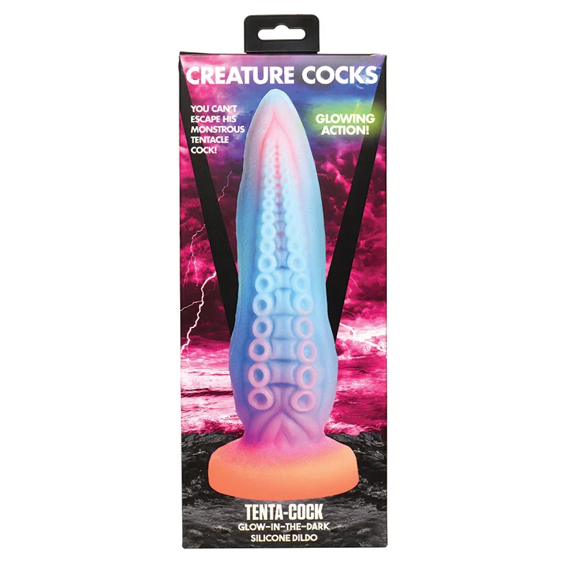 Creature Cocks Tenta-Cock Glow In The Dark Silicone Dildo