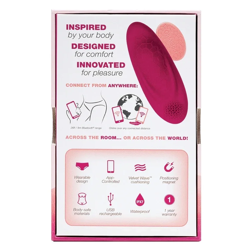 OhMiBod Foxy- Raspberry