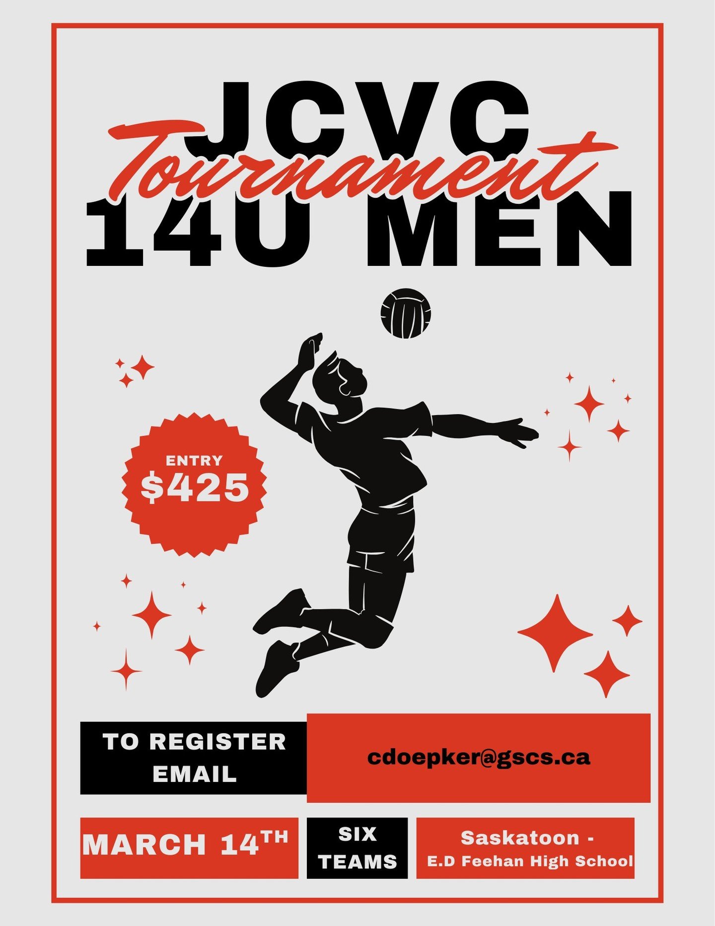 Our 14U Mens team is hosting a tournament in March ! Sign up now before the spots fill up !