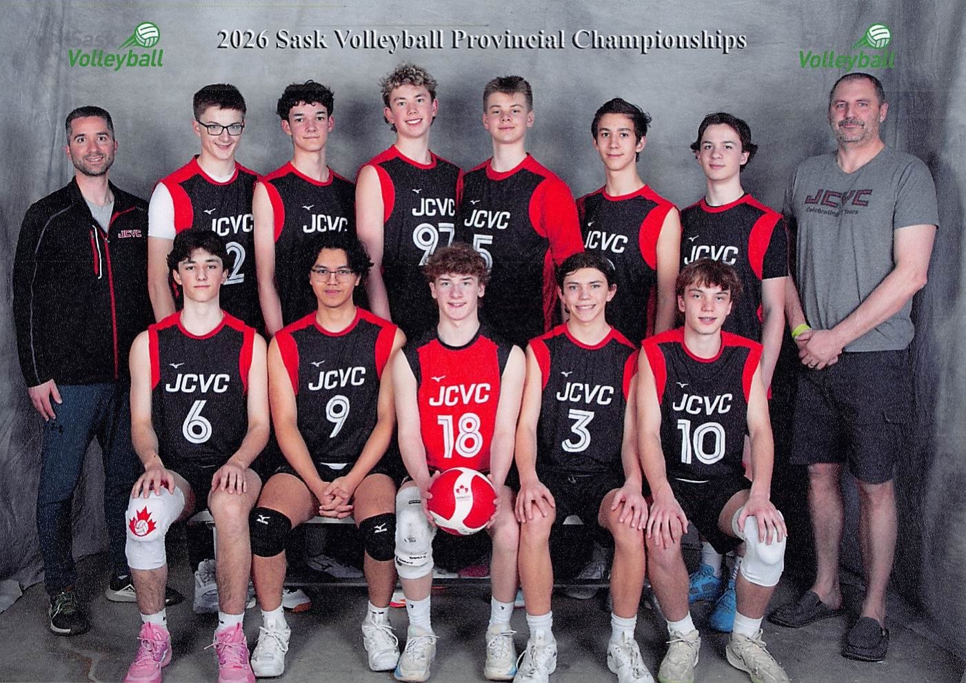 This weekend the @jcvc16um went 3 - 3 in tier 1 play at Provincials. Every set was very close and the boys walked away with a Division 1, tier 1, 6th overall finish. Their focus now shifts to preparing for Nationals at the end of May. #jcvc #saskvoll