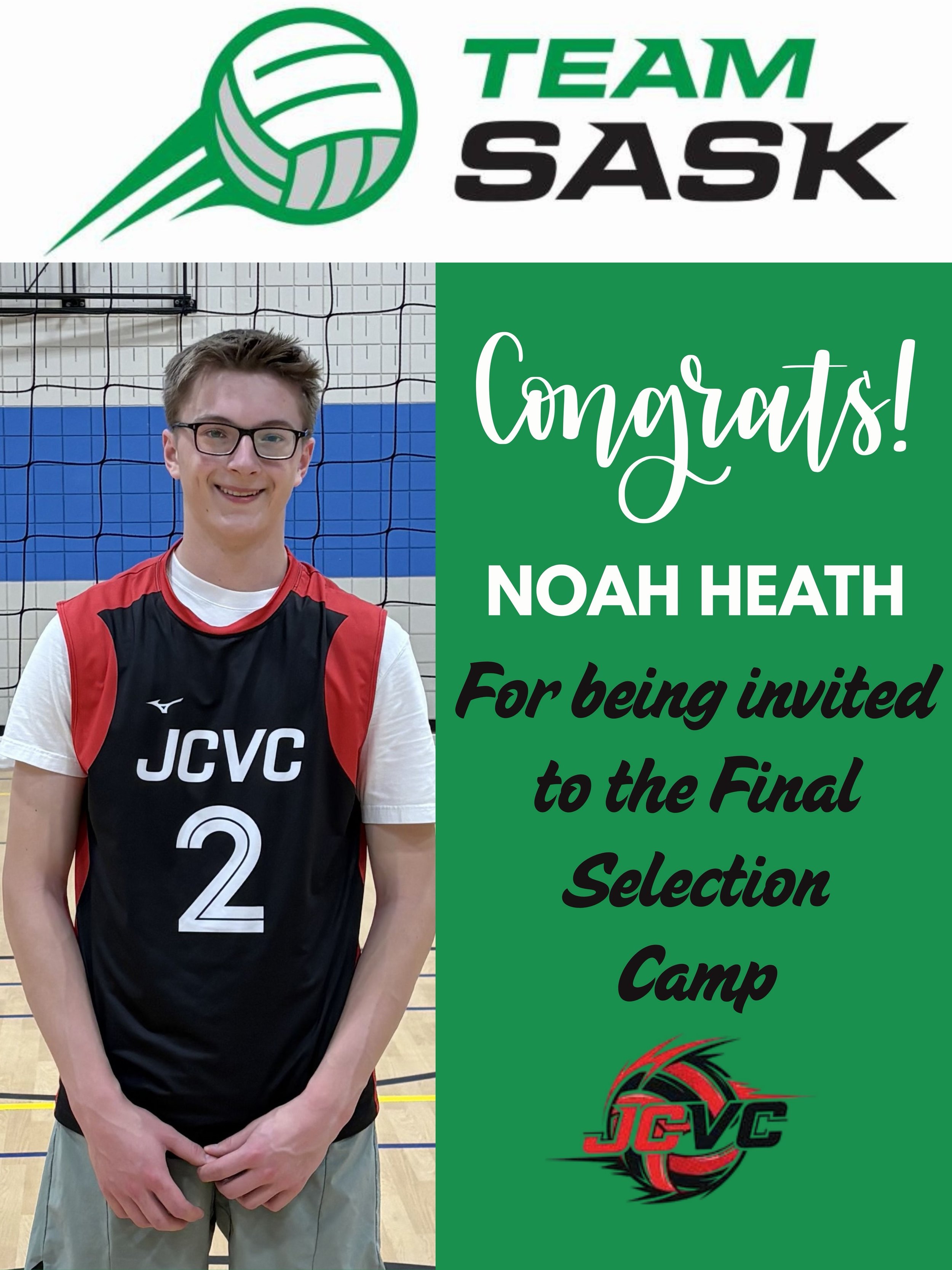 Congratulations to these 4 athletes from our 16U men&rsquo;s team for being invited to the final selection camp for team Sask ! Way to go boys !