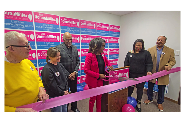 Miller opens campaign headquarters in Flossmoor