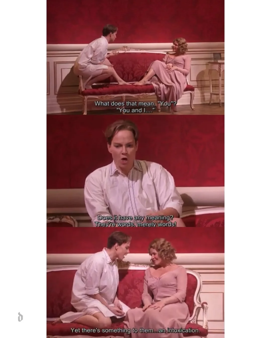 In Act I of #Rosenkavalier, Octavian discovers post-nut clarity.