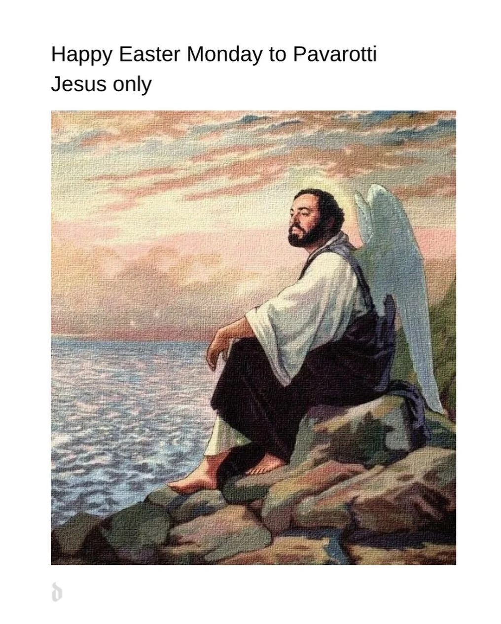Okay but imagine a biblically-accurate angel Pavarotti 👁️👁️👁️👁️👁️👁️👁️👁️👁️👁️👁️👁️👁️